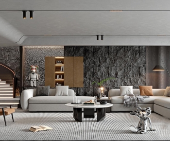 Modern A Living Room-ID:362404113