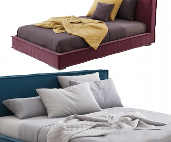 Modern Double Bed-ID:362839757