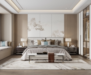 New Chinese Style Bedroom-ID:849540951