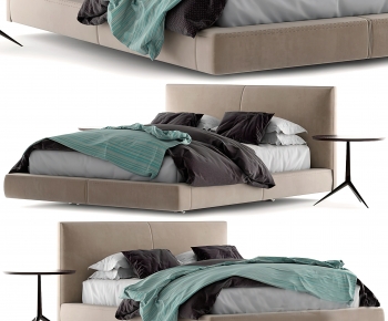 Modern Double Bed-ID:181194078