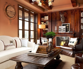 American Style A Living Room-ID:227011923