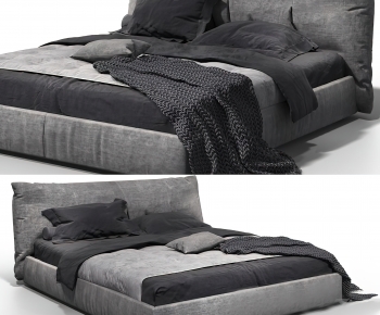 Modern Double Bed-ID:142644881