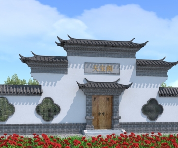 Chinese Style Landscape Wall-ID:781647928