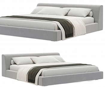 Modern Double Bed-ID:626219032