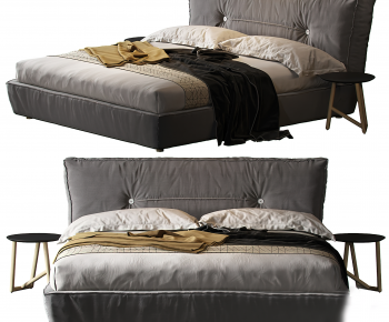 Modern Double Bed-ID:630212072