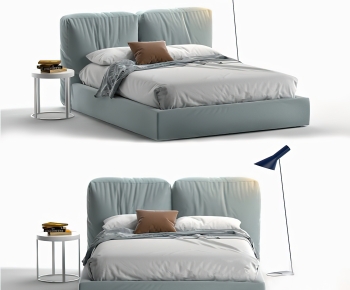 Modern Double Bed-ID:826317071