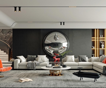 Modern A Living Room-ID:892349007
