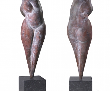 现代抽象人物雕塑摆件-ID:450360827