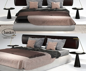 Modern Double Bed-ID:251790055