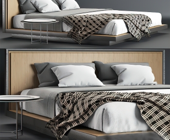 Modern Double Bed-ID:938752893