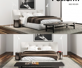 Modern Double Bed-ID:797629128