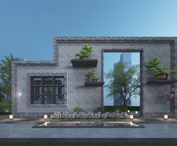 Chinese Style Landscape Wall-ID:554573067