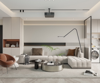 Modern A Living Room-ID:516805899