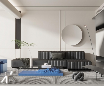 Modern A Living Room-ID:599610893