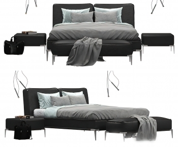 Modern Double Bed-ID:249094018