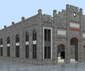 Chinese Style Building Appearance-ID:902184018