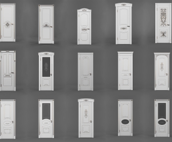 Simple European Style Single Door-ID:120259058