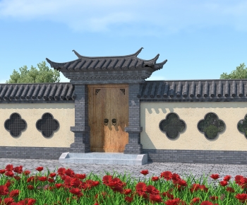Chinese Style Landscape Wall-ID:354270944