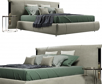 Modern Double Bed-ID:562589254