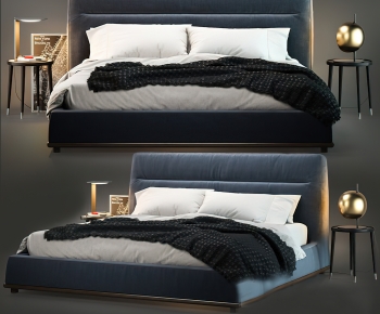 Modern Double Bed-ID:611048947