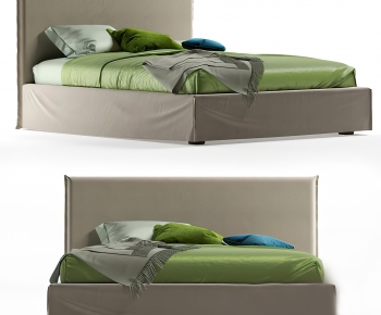 Modern Double Bed-ID:985703951