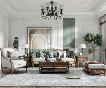 American Style A Living Room-ID:589194061