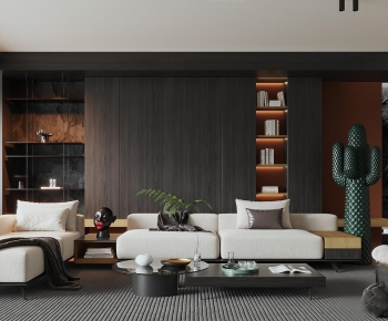 Modern A Living Room-ID:833730713