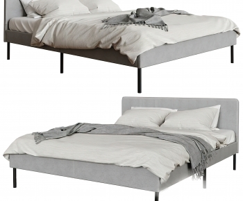 Modern Double Bed-ID:906080961