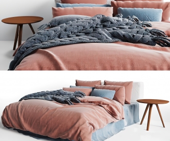 Modern Double Bed-ID:538263085