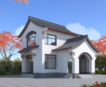 Chinese Style Building Appearance-ID:112148057