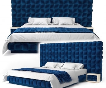 Modern Double Bed-ID:281202088