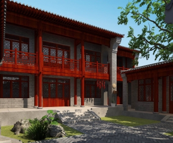 Chinese Style Ancient Architectural Buildings-ID:111270077