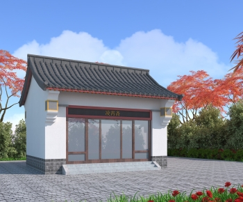 Chinese Style Building Appearance-ID:543069884