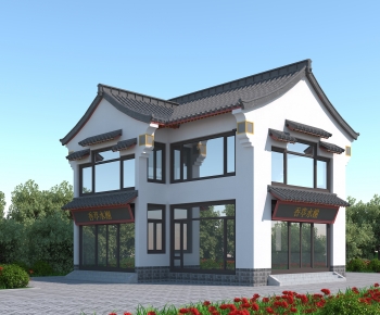 Chinese Style Residential Building-ID:727557909