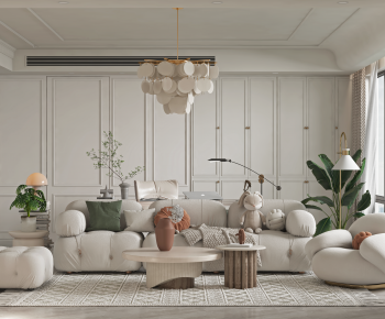 French Style A Living Room-ID:808047061