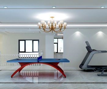 American Style Home Fitness Room-ID:656644117
