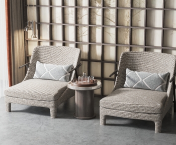 New Chinese Style Lounge Chair-ID:205353029