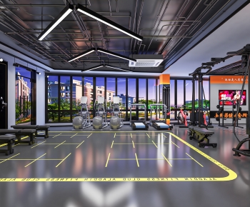 Industrial Style Gym-ID:466937074