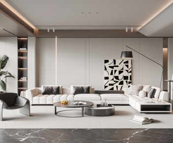 Modern A Living Room-ID:124559423
