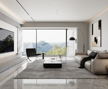 Modern A Living Room-ID:119654891