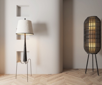 Wabi-sabi Style Floor Lamp-ID:779361965