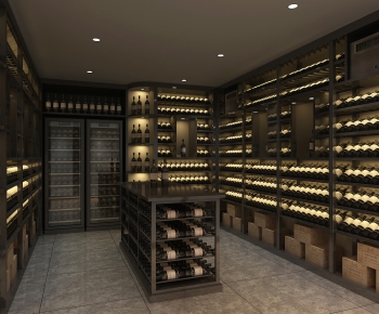 Modern Wine Cellar/Wine Tasting Room-ID:620409011