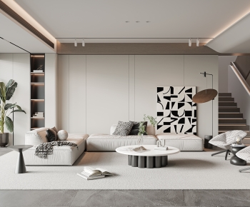 Modern A Living Room-ID:289071085