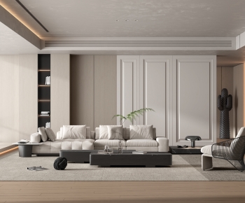 Modern A Living Room-ID:447711944
