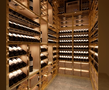 Modern Wine Cellar/Wine Tasting Room-ID:574192058