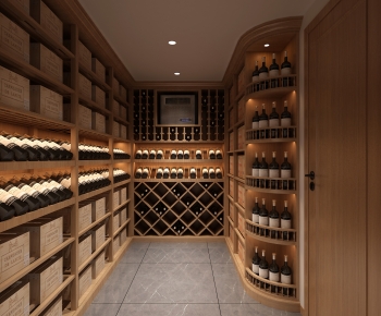 Modern Wine Cellar/Wine Tasting Room-ID:361967093
