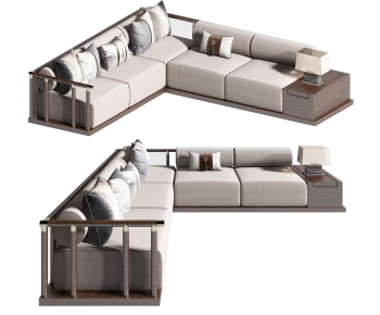 New Chinese Style Corner Sofa-ID:787594081