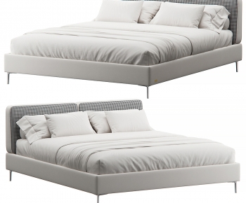 Modern Double Bed-ID:827297933