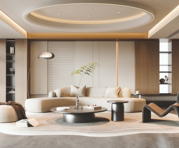 Modern A Living Room-ID:437015068