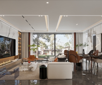 Modern A Living Room-ID:140408041